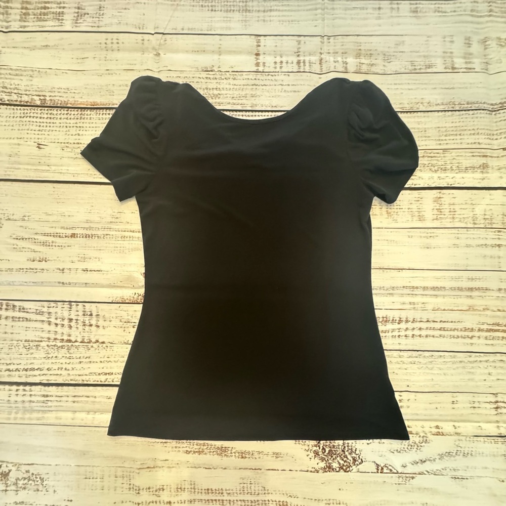 Express Black Short Sleeve Top